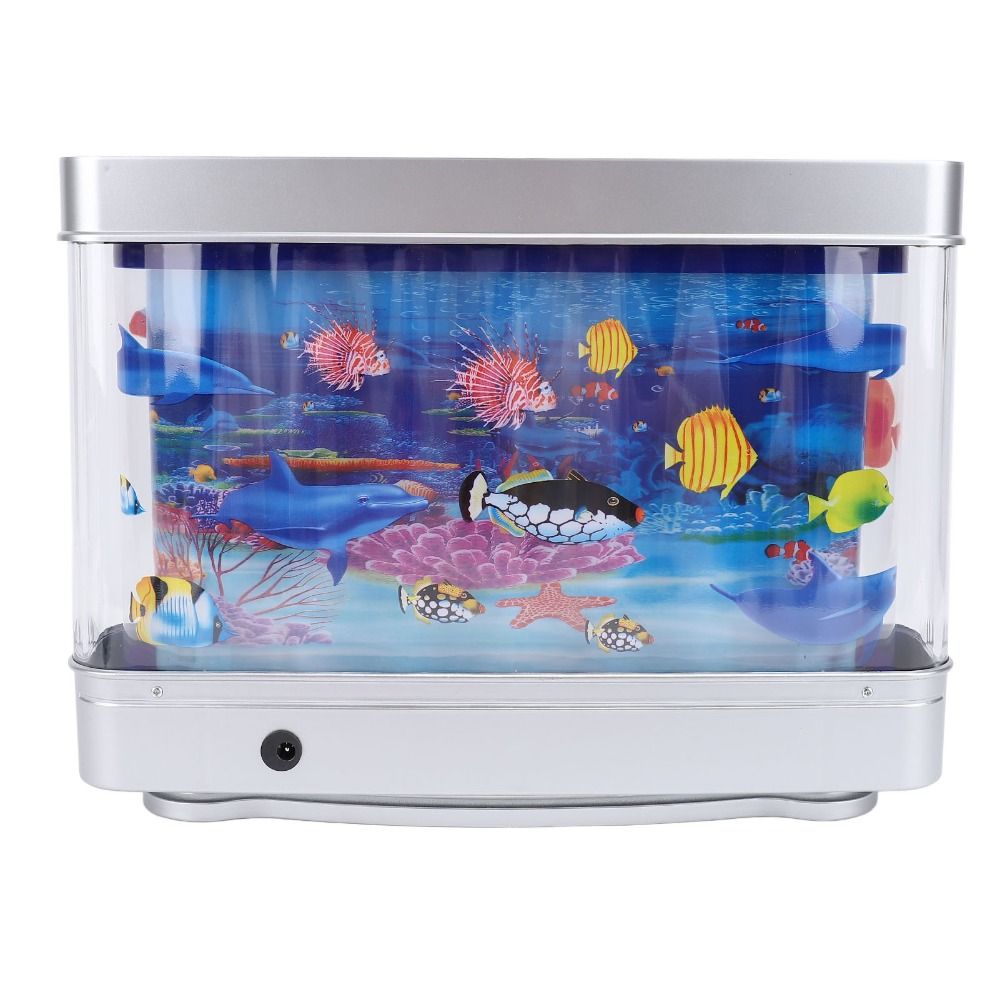 Aquarium Fish Exotic - Acquario finto a LED decorativo Pesci