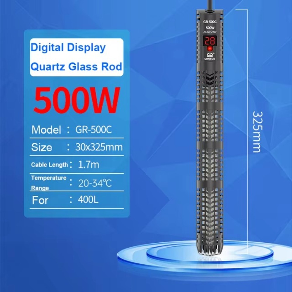 Aquarium Heater Submersible - Riscaldatore sommergibile per acquario in vetro