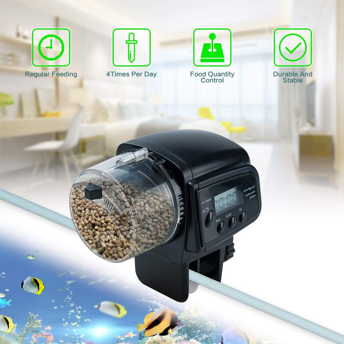 Distributore Automatico Intell - Aquarium Fish Auto Feeder recensione e prezzo