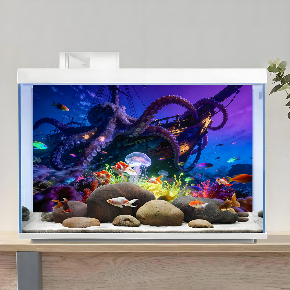 Adesivo per Sfondo Acquario, P - Aquarium Fish Paradise recensione e prezzo