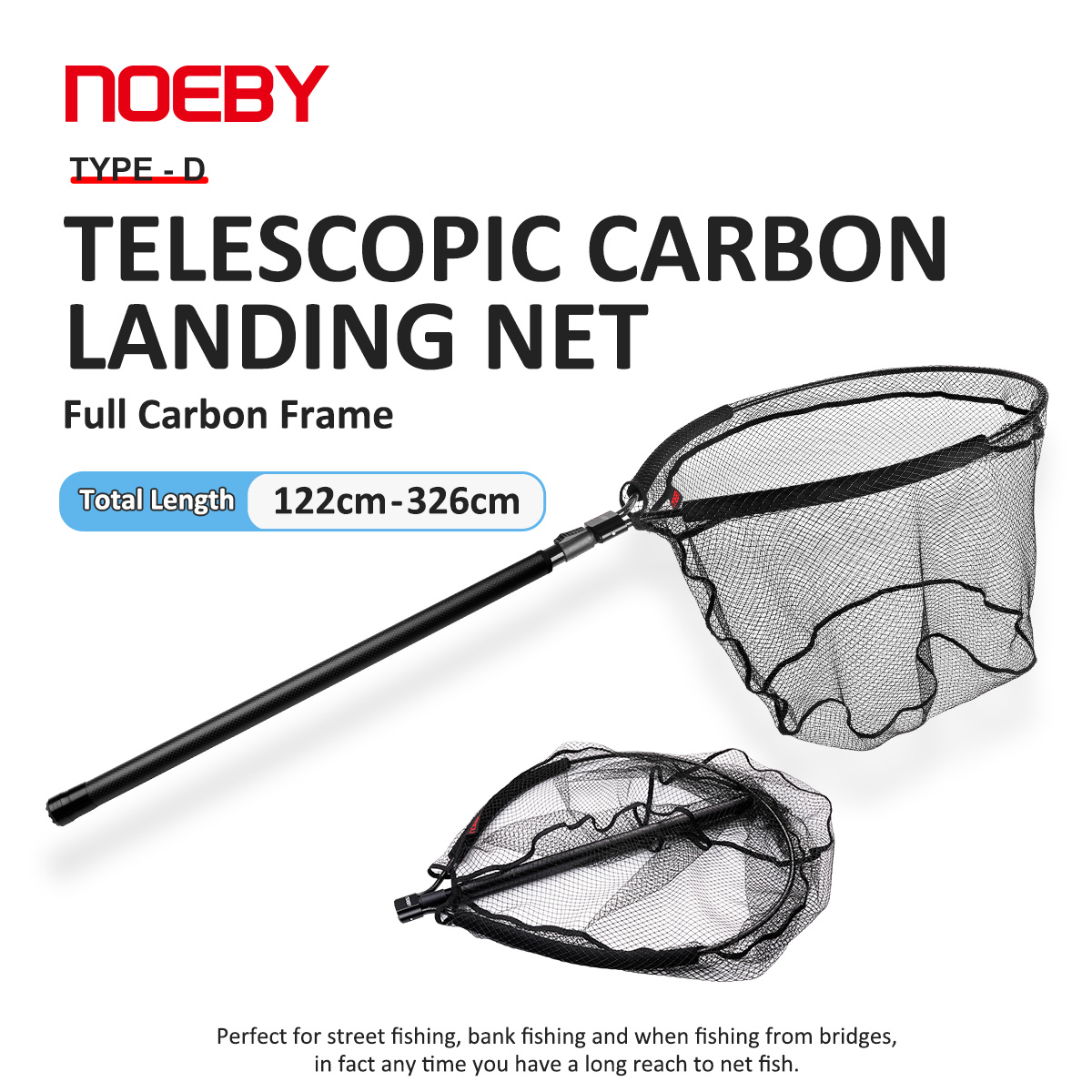 NOEBY Guadino Telescopico con  - Fish Net Handle recensione e prezzo