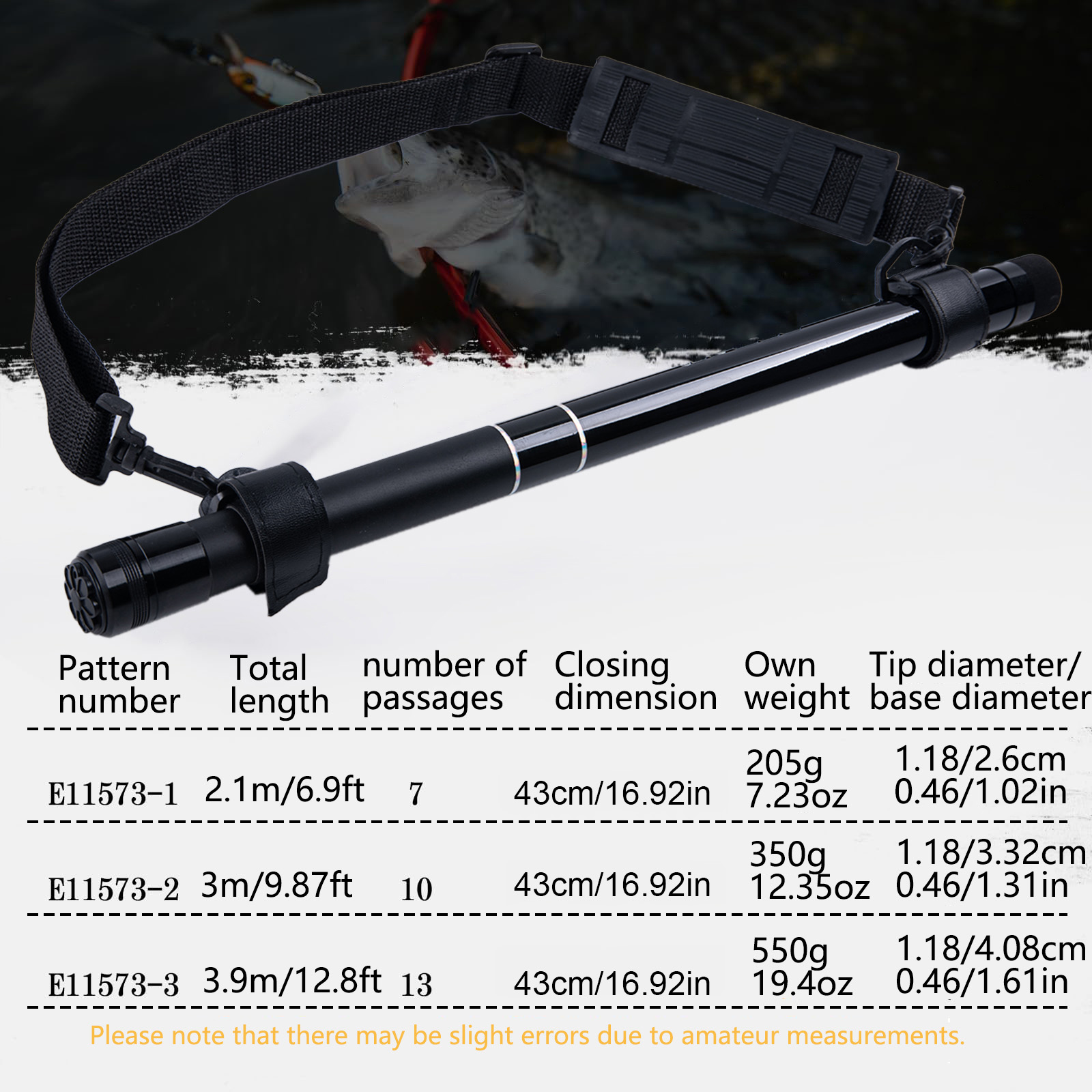 Goture Rete da pesca Palo 2.1M - Fish Net Handle recensione e prezzo
