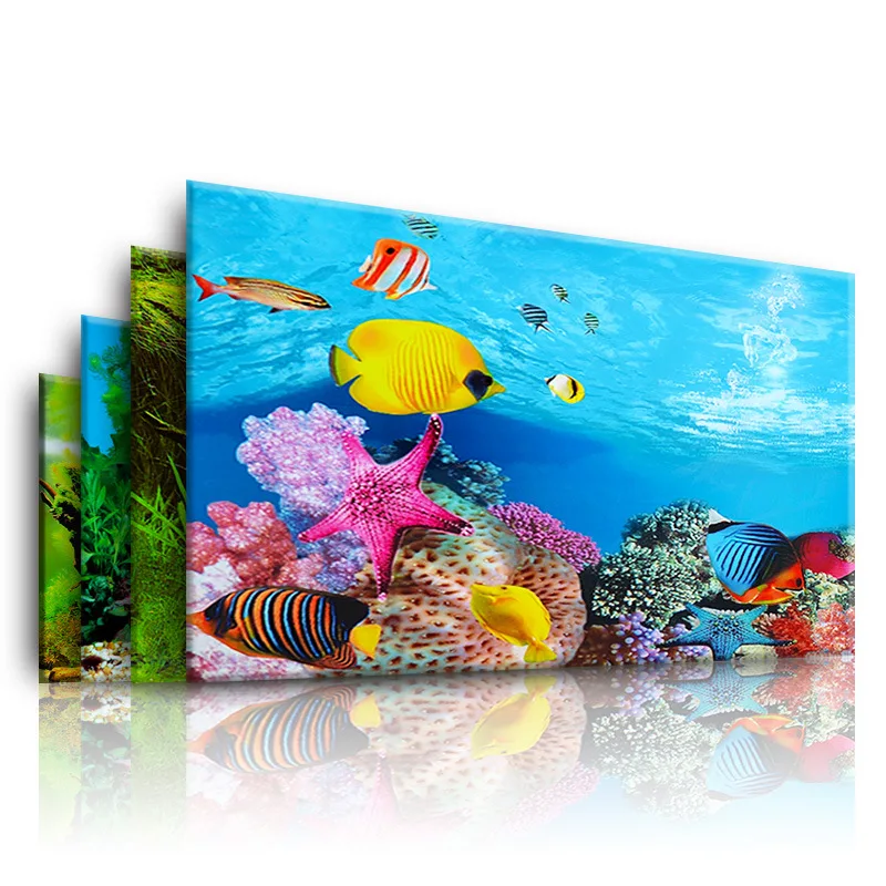 Sfondo per acquario Adesivo 3D - Aquarium Fish Background recensione e prezzo