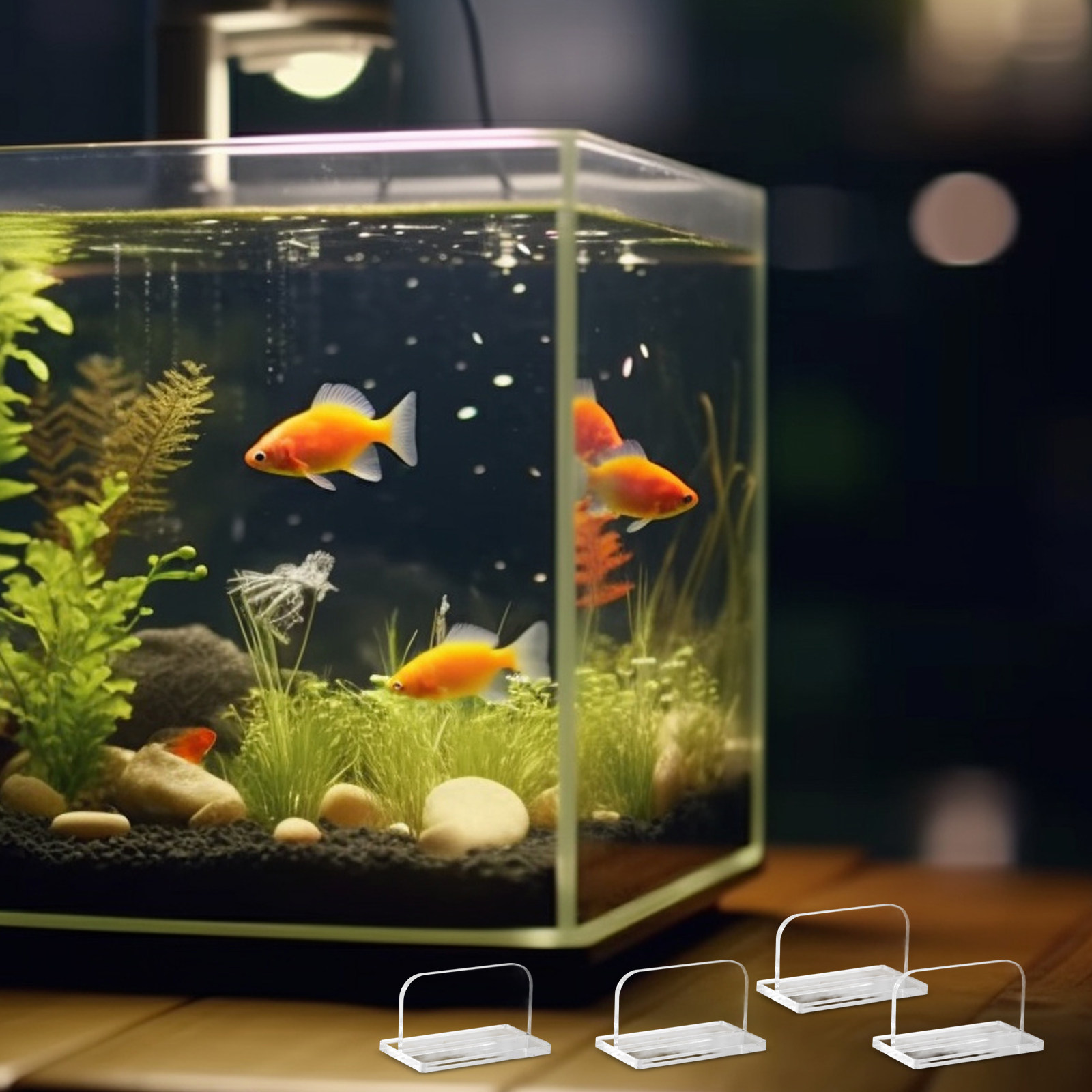 4 Pezzi Maniglie per Coperchio - Fish Toy In Aquarium recensione e prezzo