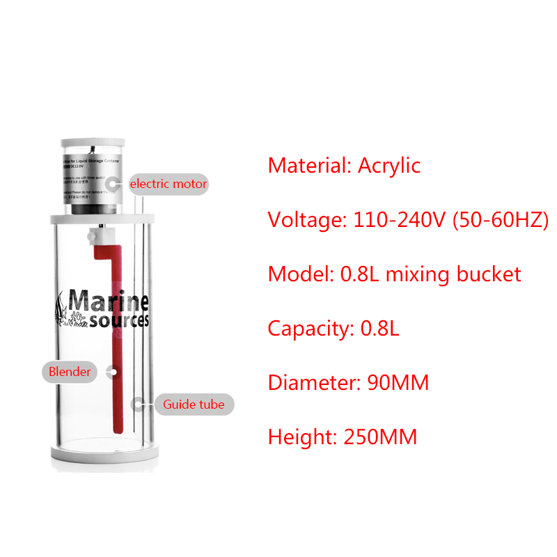 Agitatore marino 5L testa di m - Aquarium Fish Care recensione e prezzo