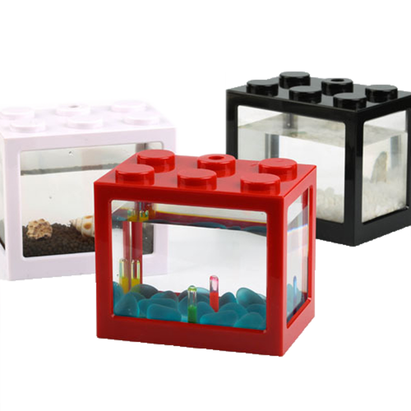 Mini Acquario a 7 Colori per P - Fish Toy In Aquarium recensione e prezzo