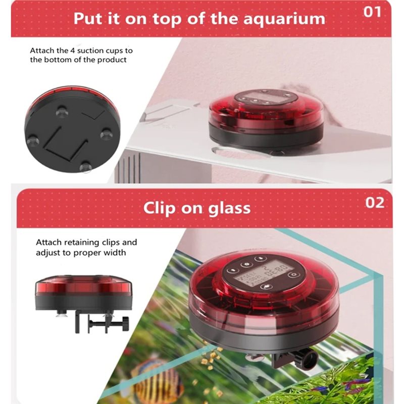 【ACCATURA】 Alimentatore automa - Aquarium Fish Auto Feeder recensione e prezzo