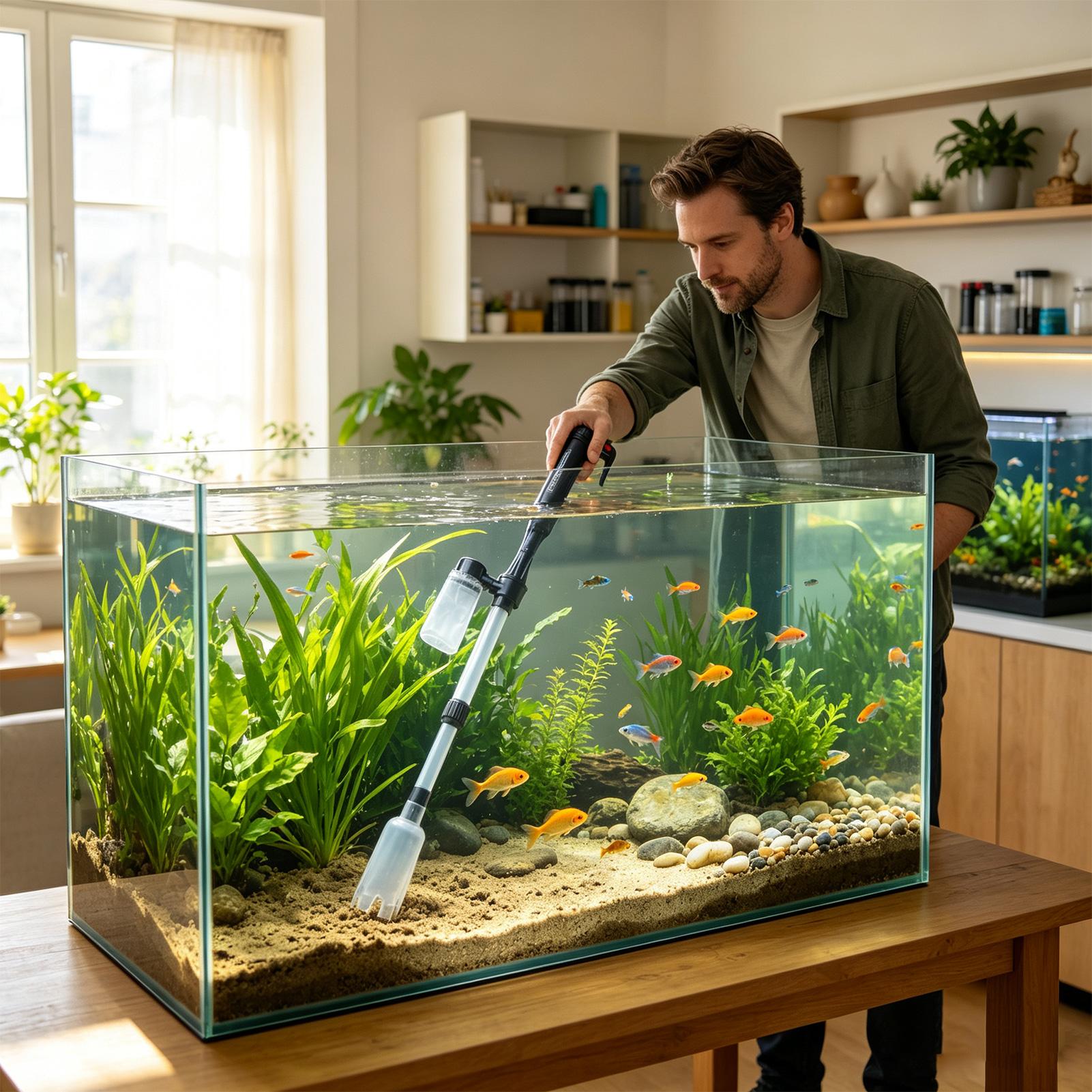 Aspiratore per acquario regola - Aquarium Fish Background recensione e prezzo