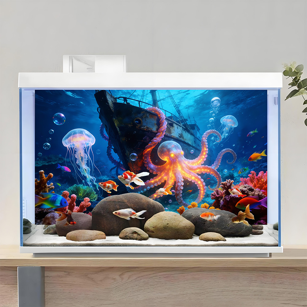 Adesivo per Sfondo Acquario, P - Aquarium Fish Paradise recensione e prezzo