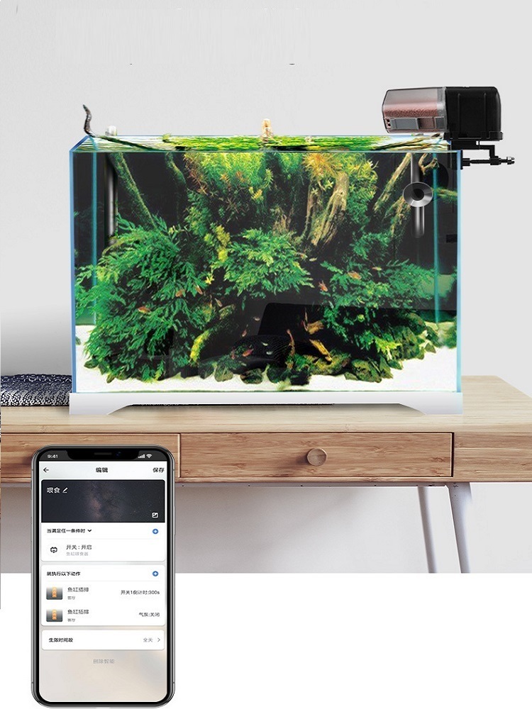 Ilonda Intelligent Wifi APP Fi - Aquarium Fish Auto Feeder recensione e prezzo
